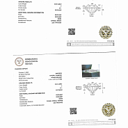 Серьги-пусеты 1.02 ct 