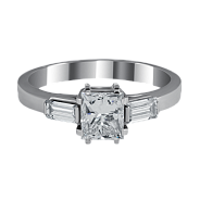 Кольцо с бриллиантом 0.94 ct