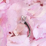 Кольцо с бриллиантом 0.52 ct