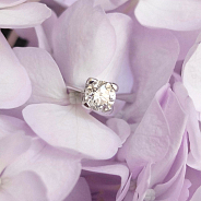 Кольцо с бриллиантом 0.55 ct