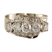 Кольцо с бриллиантами