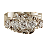 Кольцо с бриллиантами