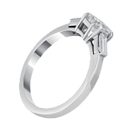 Кольцо с бриллиантом 0.94 ct