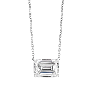 Колье с бриллиантом 0.81 ct