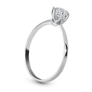 Кольцо с бриллиантом 0.52 ct