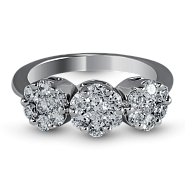 Кольцо с бриллиантами