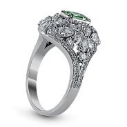 Кольцо 0.82 ct Light Yellow-Green