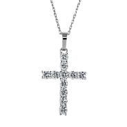 Подвеска "Крест" 0.78 ct