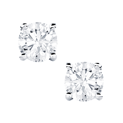 Пусеты Tiffany & Co Solitaire 1.80 ct
