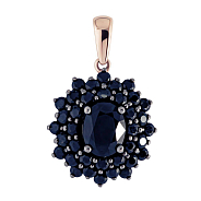 Подвеска с сапфирами