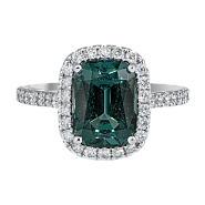 Кольцо с турмалином 4.03 ct