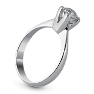 Кольцо с бриллиантом 0.55 ct