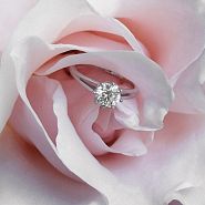 Кольцо с бриллиантом 1.10 ct