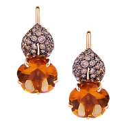 Серьги Chanel Camelia Aquatique