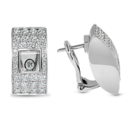Серьги Chopard Happy Diamonds Squares