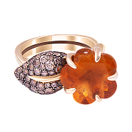 Кольцо Chanel Camelia Aquatique