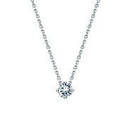 Колье с бриллиантом 0.74 ct