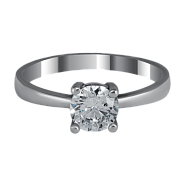 Кольцо с бриллиантом 1.00 ct