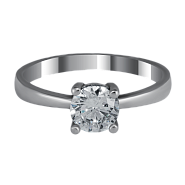 Кольцо с бриллиантом 1.00 ct