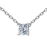 Колье с бриллиантом 0.87 ct