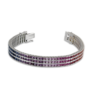 Браслет с сапфирами