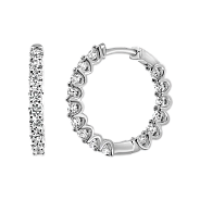 Серьги-конго 4.92 ct