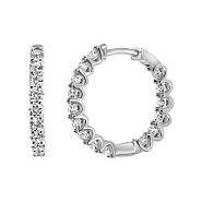 Серьги-конго 4.92 ct