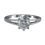 Кольцо с бриллиантом 1.10 ct