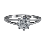 Кольцо с бриллиантом 1.10 ct