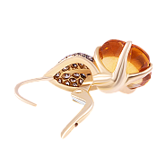 Серьги Chanel Camelia Aquatique