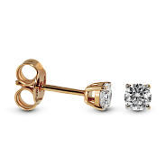 Серьги-пусеты 0,46 ct 