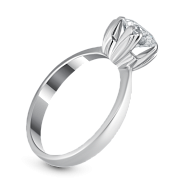 Кольцо с бриллиантом 1.03 ct