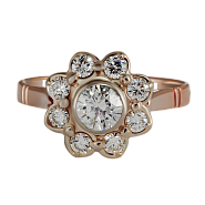 Кольцо с бриллиантами